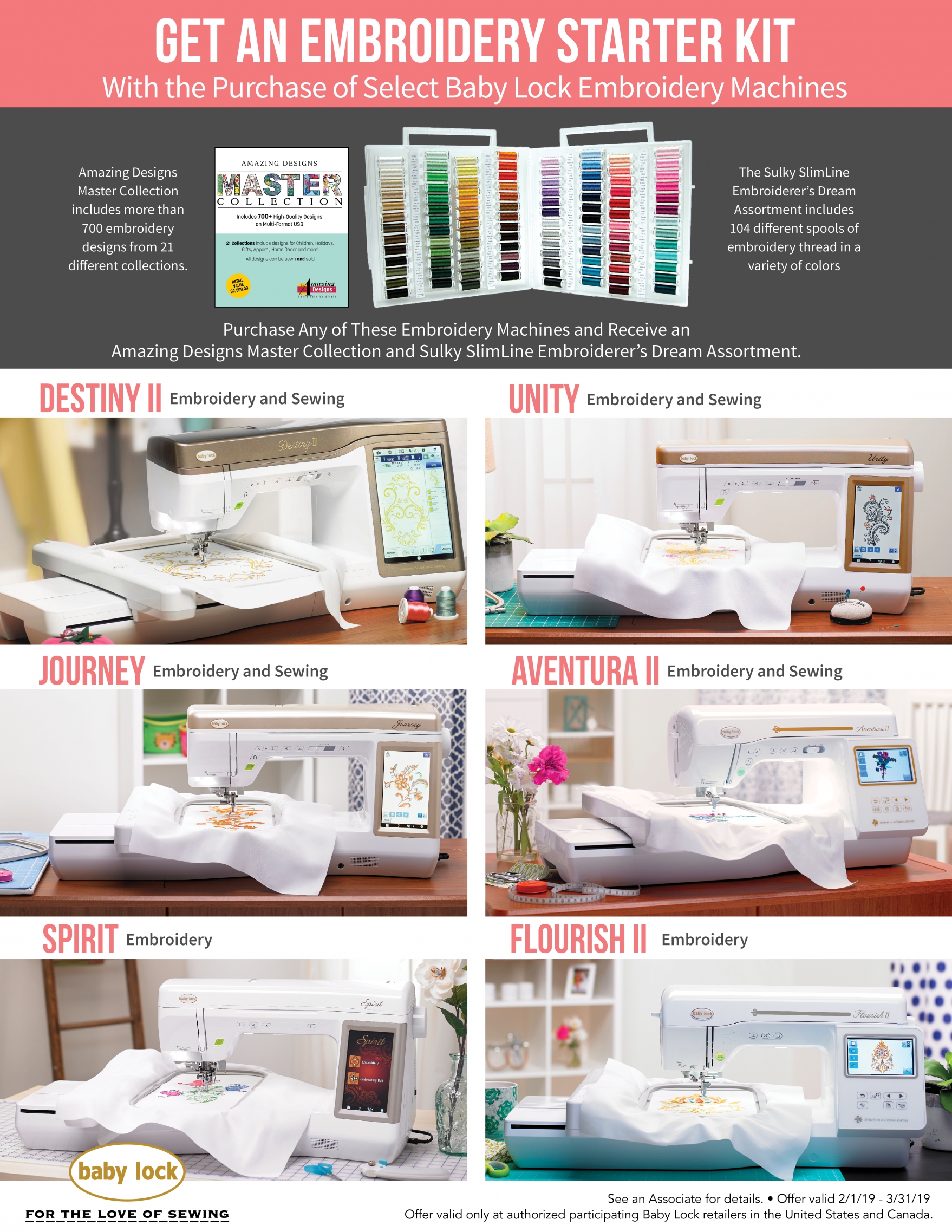 National Embroidery Month Starter Kit Special!